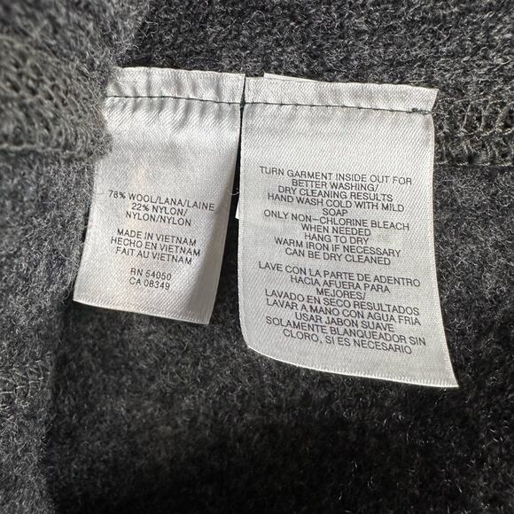 Jones New York Wool Blend Business Jacket Women's S Charcoal Gray Formal Office - Picture 7 of 11